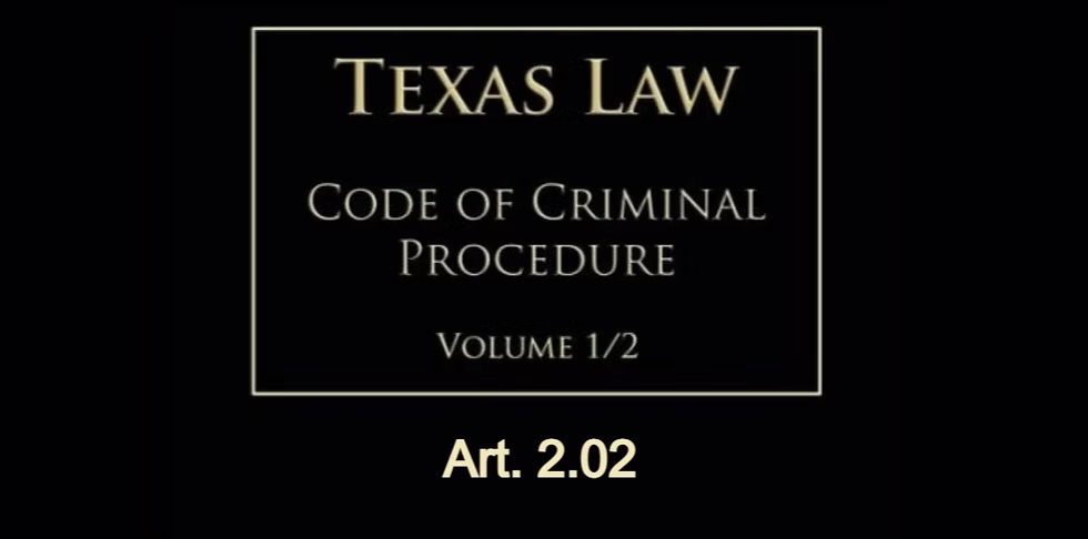 Texas Code of Criminal Procedure Art. 2.02 County Attorneys